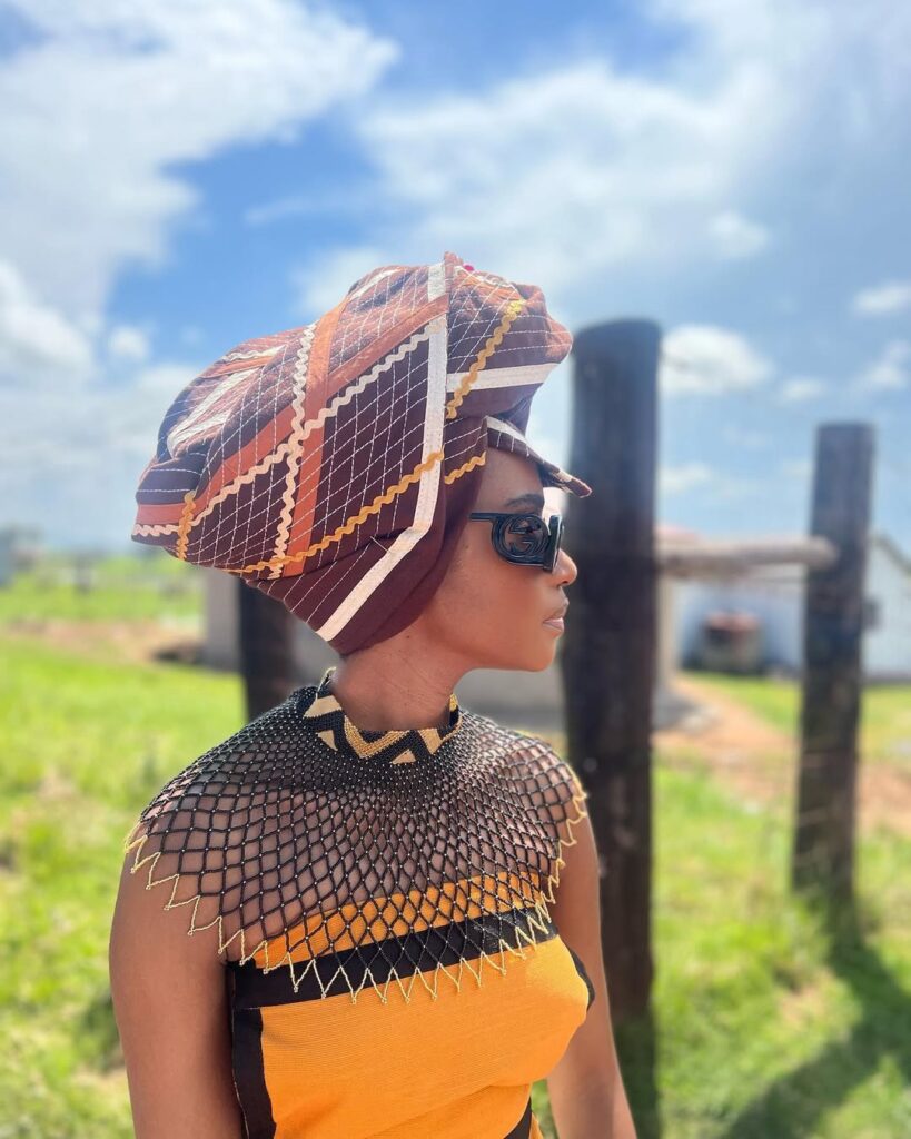 Zozibini Tunzi Traditional Wedding Dress