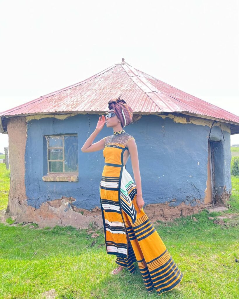 Zozibini Tunzi Traditional Wedding Dress