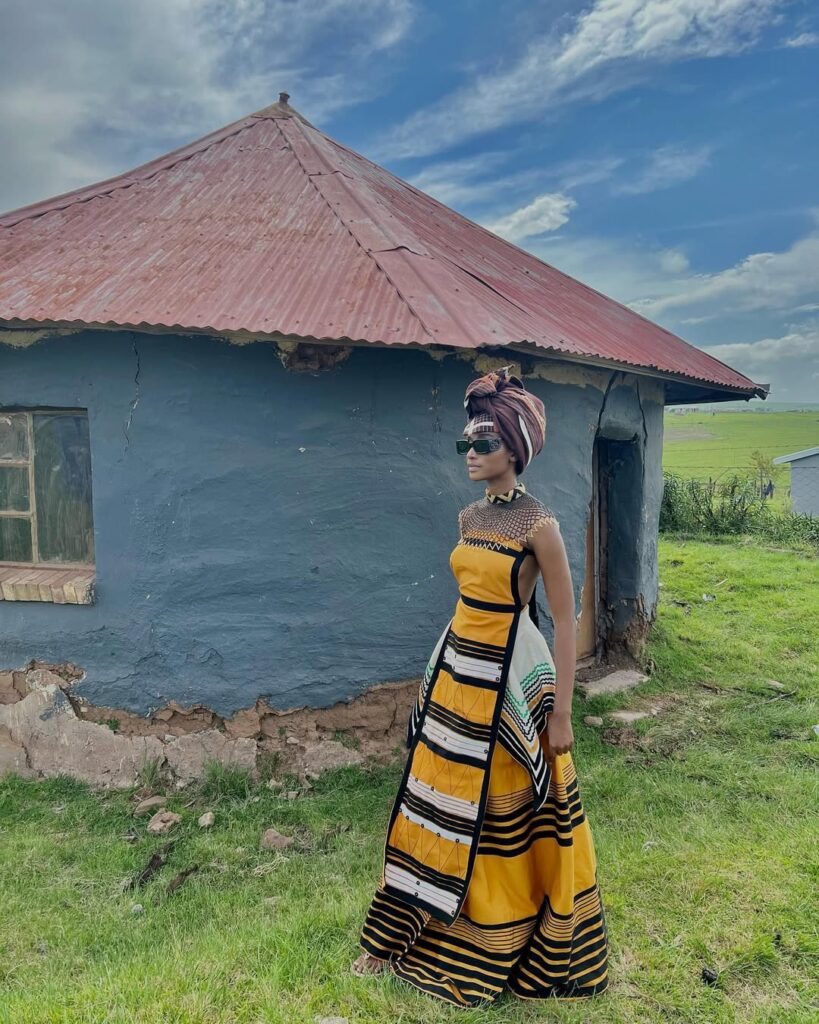 Zozibini Tunzi Traditional Wedding Dress